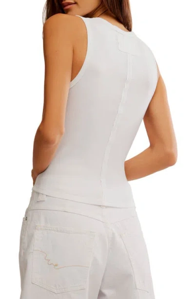 Free People Neria Rib Tank In Yellow