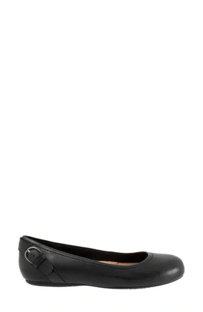Softwalk Sydney Ballet Flat In Black