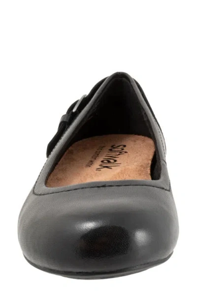 Softwalk Sydney Ballet Flat In Black