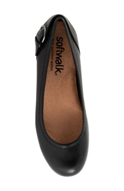 Softwalk Sydney Ballet Flat In Black