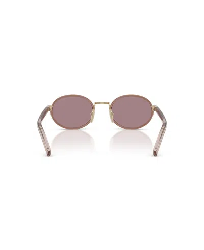 Prada Woman Sunglass Pr B56s In Light Purple Brown