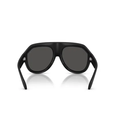 Moncler Sunglasses In Matte Black