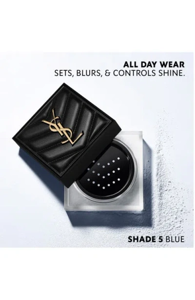 Saint Laurent Yves  All Hours Hyper Blur Soft-focus Loose Powder In 05 Pastel Blue