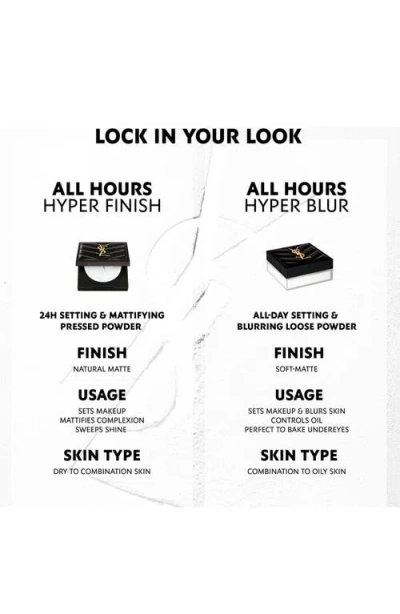 Saint Laurent Yves  All Hours Hyper Blur Soft-focus Loose Powder In 05 Pastel Blue