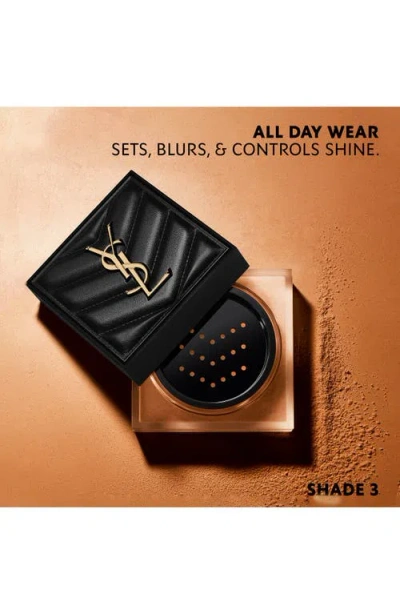 Saint Laurent Ysl All Hours Hyper Blur Loose Setting Powder 03 Medium Deep 4.1 oz / 121.5 ml In 03 Medium To Deep