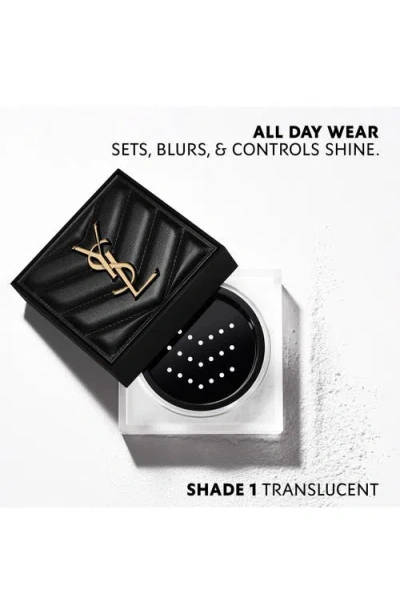 Saint Laurent All Hours Hyper Blur Loose Powder In 01 Translucent