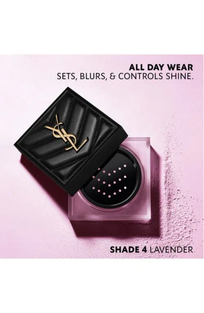 Saint Laurent Yves  All Hours Hyper Blur Soft-focus Loose Powder In 04 Lavender
