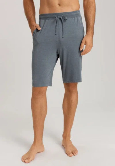 Hanro Casuals Soft Drawstring Shorts In Blue
