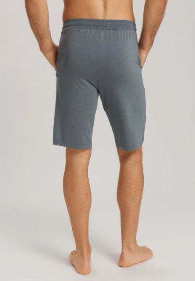 Hanro Casuals Soft Drawstring Shorts In Blue