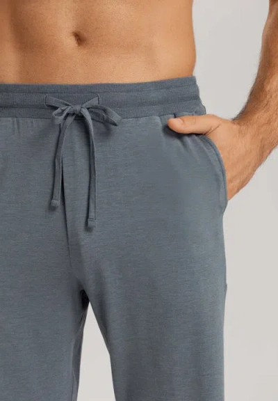 Hanro Casuals Soft Drawstring Shorts In Blue