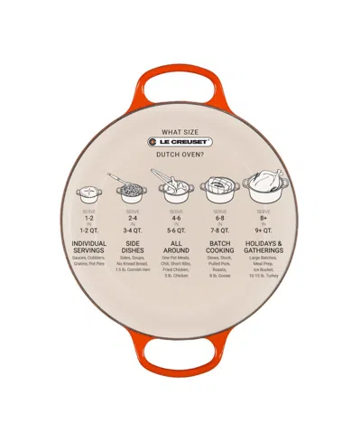 Le Creuset 9-qt. Signature Enameled Cast Iron Round Dutch Oven In Cerise