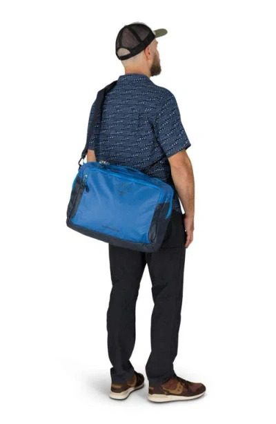 Osprey Transporter Carry-on Boarding Bag In Blue Flame/nocturnal Blue