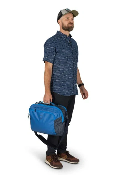 Osprey Transporter Carry-on Boarding Bag In Blue Flame/nocturnal Blue