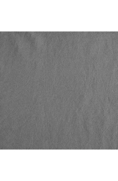 Calvin Klein 200 Thread Count Cotton Percale Twin Sheet Set In Graphite