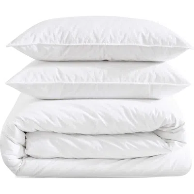 Calvin Klein Washed Percale Comforter & Sham Set In White
