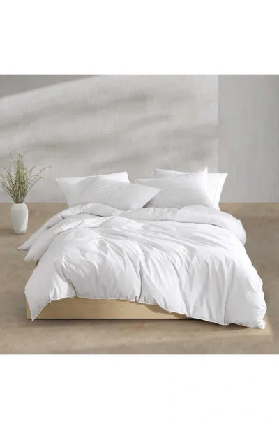 Calvin Klein Washed Percale Comforter & Sham Set In White