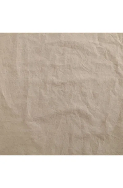 Calvin Klein Washed Percale Comforter & Sham Set In Camel Brown