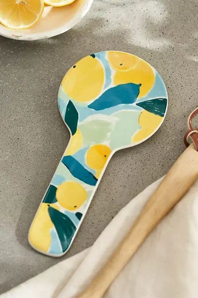 Good For The Bees Citrus Grove Stoneware Spoon Rest