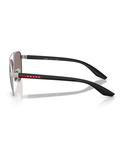 Prada Linea Rossa Man Sunglass Ps A52s In Gray