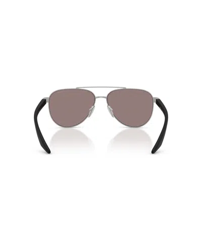 Prada Linea Rossa Man Sunglass Ps A52s In Gray