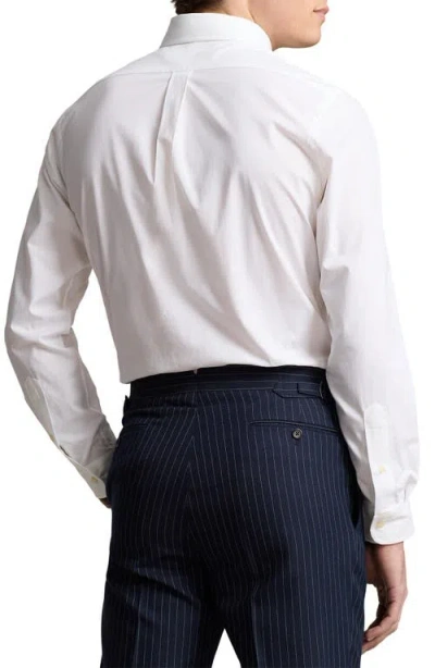 Polo Ralph Lauren Classic Pony Logo Oxford Shirt In White