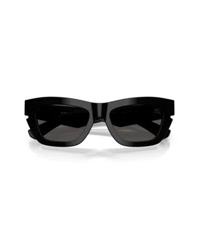 Burberry Eyewear Rectangular Frame Sunglasses In Black
