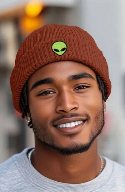 Dalix Alien Watch Cap In Rust