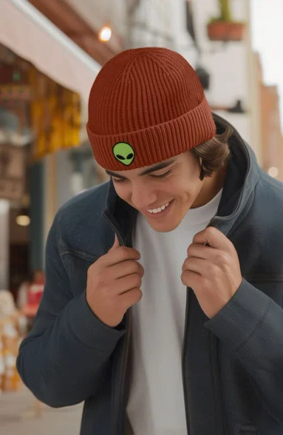 Dalix Alien Watch Cap In Rust