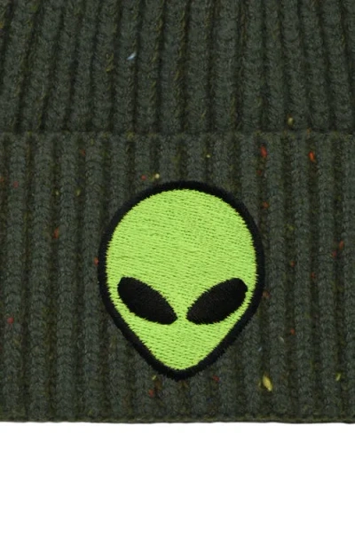 Dalix Alien Watch Cap In Olive