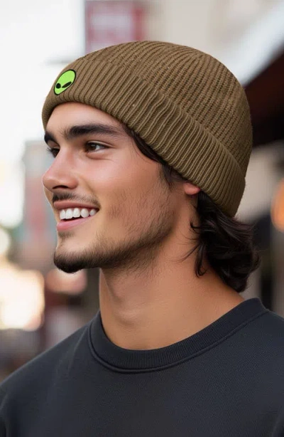 Dalix Alien Watch Cap In Tan