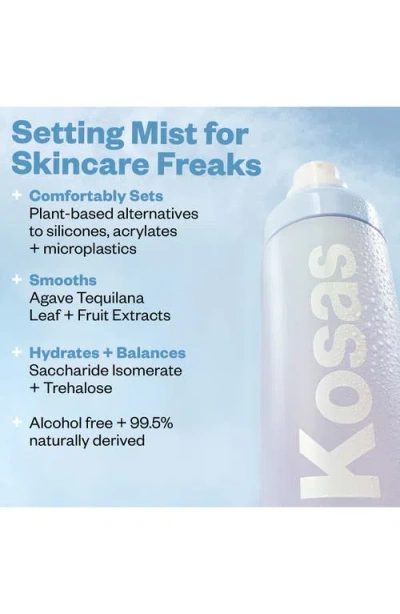 Kosas Cloud Set Airy Setting Spray + Smoothing Mist 3.2 oz / 95 ml In Clear