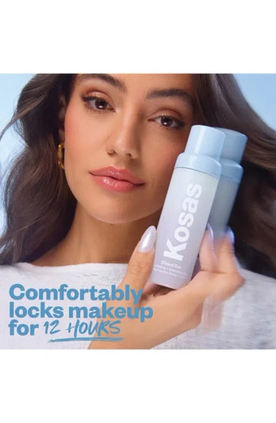 Kosas Cloud Set Airy Setting Spray + Smoothing Mist 3.2 oz / 95 ml In Clear