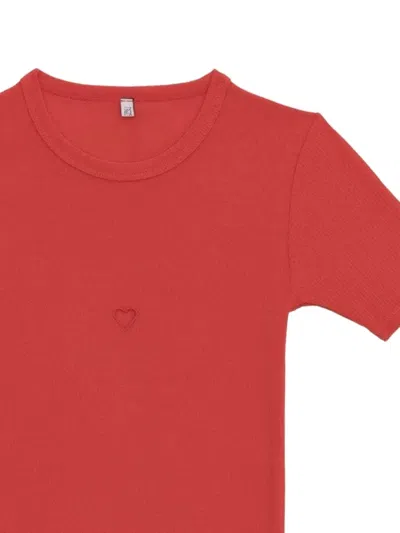 Baserange Basic T-shirt In Red