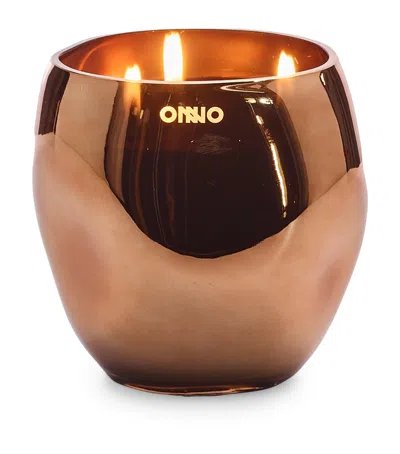 Onno Small Cape Copper Zanzibar Candle In Metallic