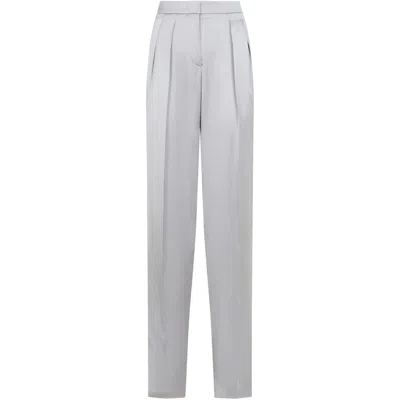 Giorgio Armani Tailored Grey Trousers With Concealed Fastening
