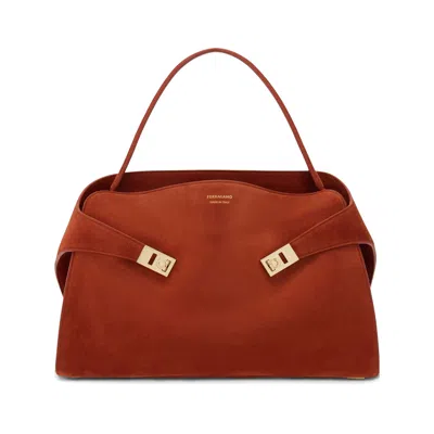 Ferragamo Large Soft Hug Shoulder Bag