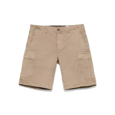 Myths Cotton Cargo Shorts In 褐色