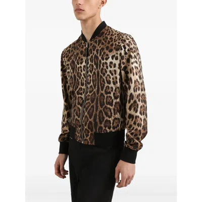 Dolce & Gabbana Technical Fabric Bomber Jacket With Tag