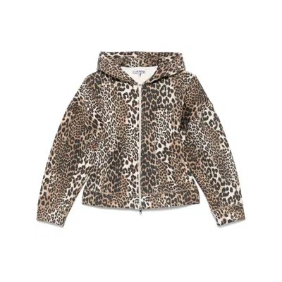 Ganni Leopard-print Hoodie