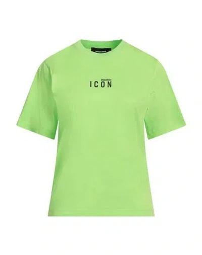 Dsquared2 Icon-print Cotton T-shirt In Green