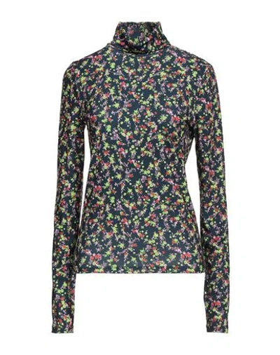 Essentiel Antwerp Haisy Turtleneck T-shirt In Night Shade In Blue