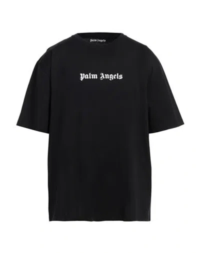 Palm Angels Black Cotton T-shirt