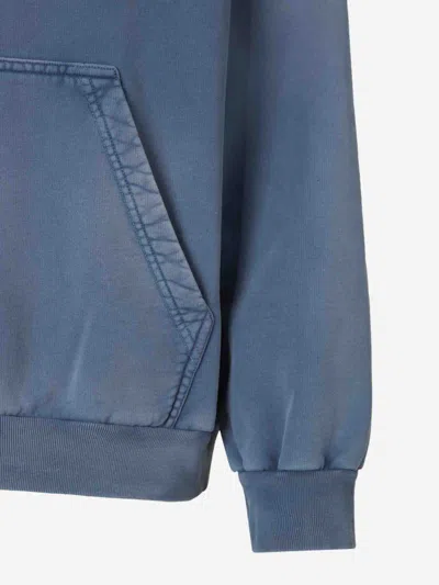 Balenciaga Sweatshirt In Blue