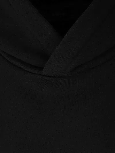 Amiri Black Hoodie With Maxi Logo Lettering On The Front And Snake Print On The Sleeves In Cotton Man In Black