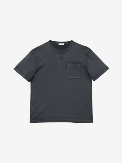 Alexander Mcqueen Alexander Mc Queen Faded Black Skull T Shirt In Black
