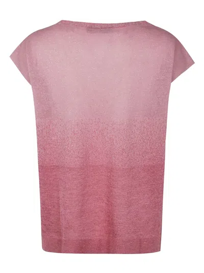 D Exterior D.exterior Funded Lux Squared T-shirt In Pink