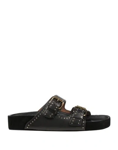 Isabel Marant Lennyo Sandals In Black