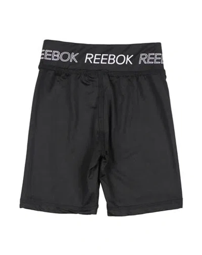 Reebok Toddler Girl Shorts & Bermuda Shorts Black Size 5 Polyester, Elastane In Black