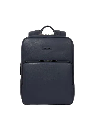 Piquadro Slim Backpack In Blue