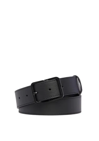 Piquadro Belt Man  Cu6665s135-n Black In Black